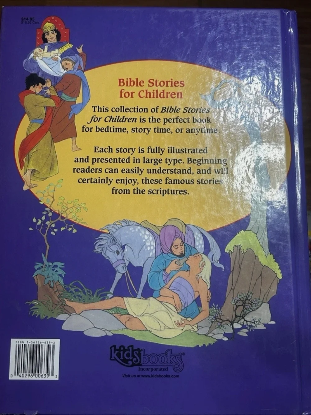 Bible Stories for Children - Purple Hardcover Kids Book